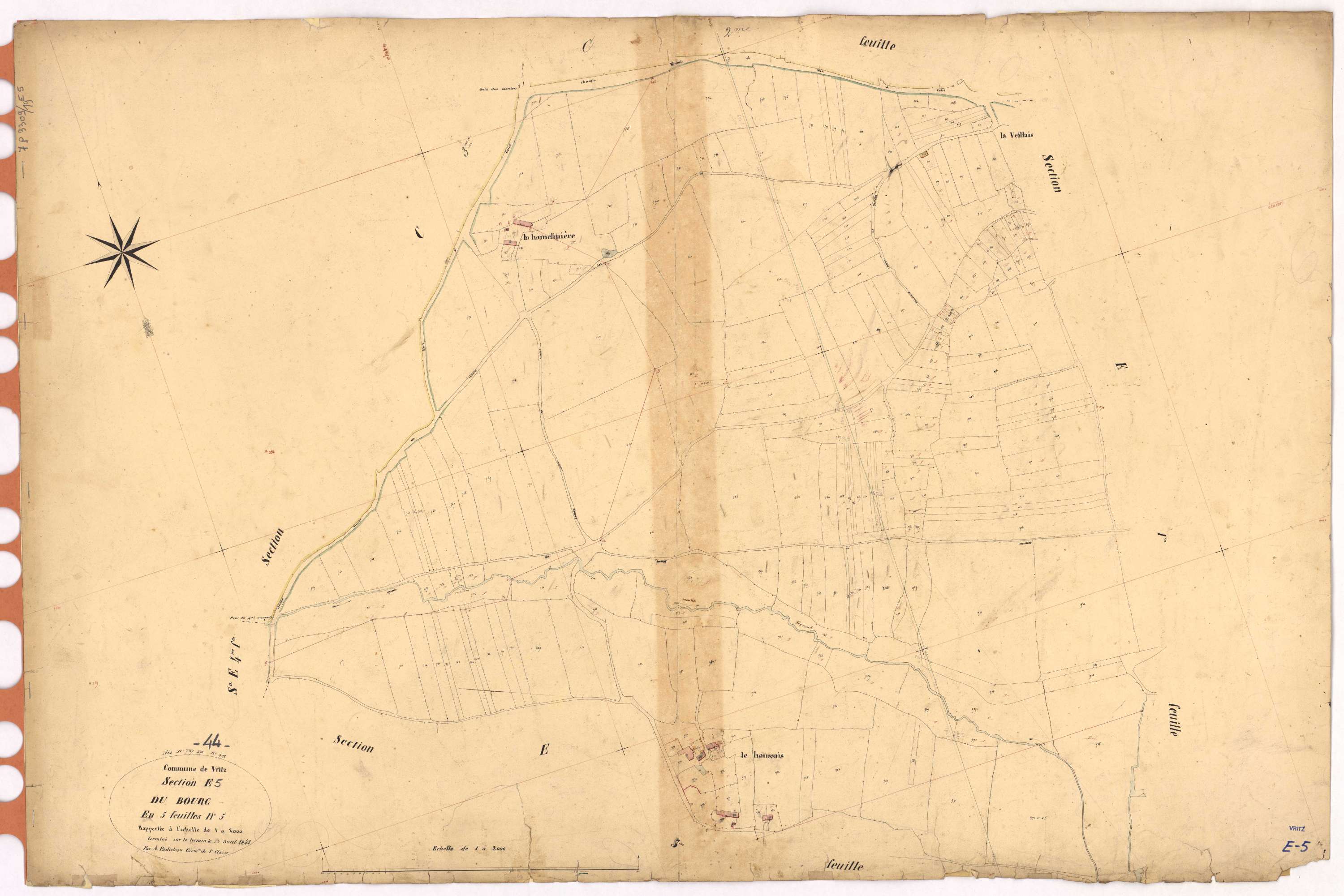 Vritz - Section E5 Bourg (section du)