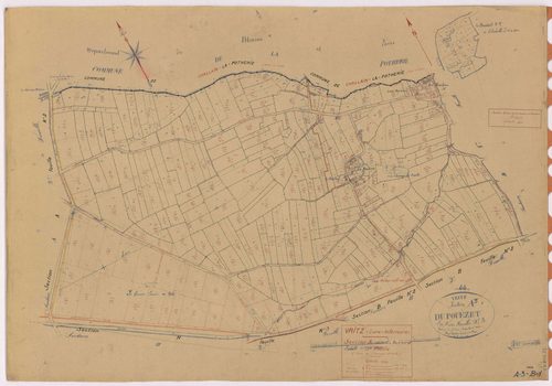 Vritz - Section A3 Bucherie (section de La) ; 399-565