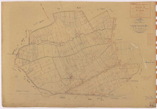 Vritz - Section B3 Lande de Rangeard (section de La) ; 394-617