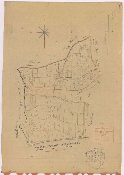 Vritz - Section F1 Loire (section de La) ; 1-86