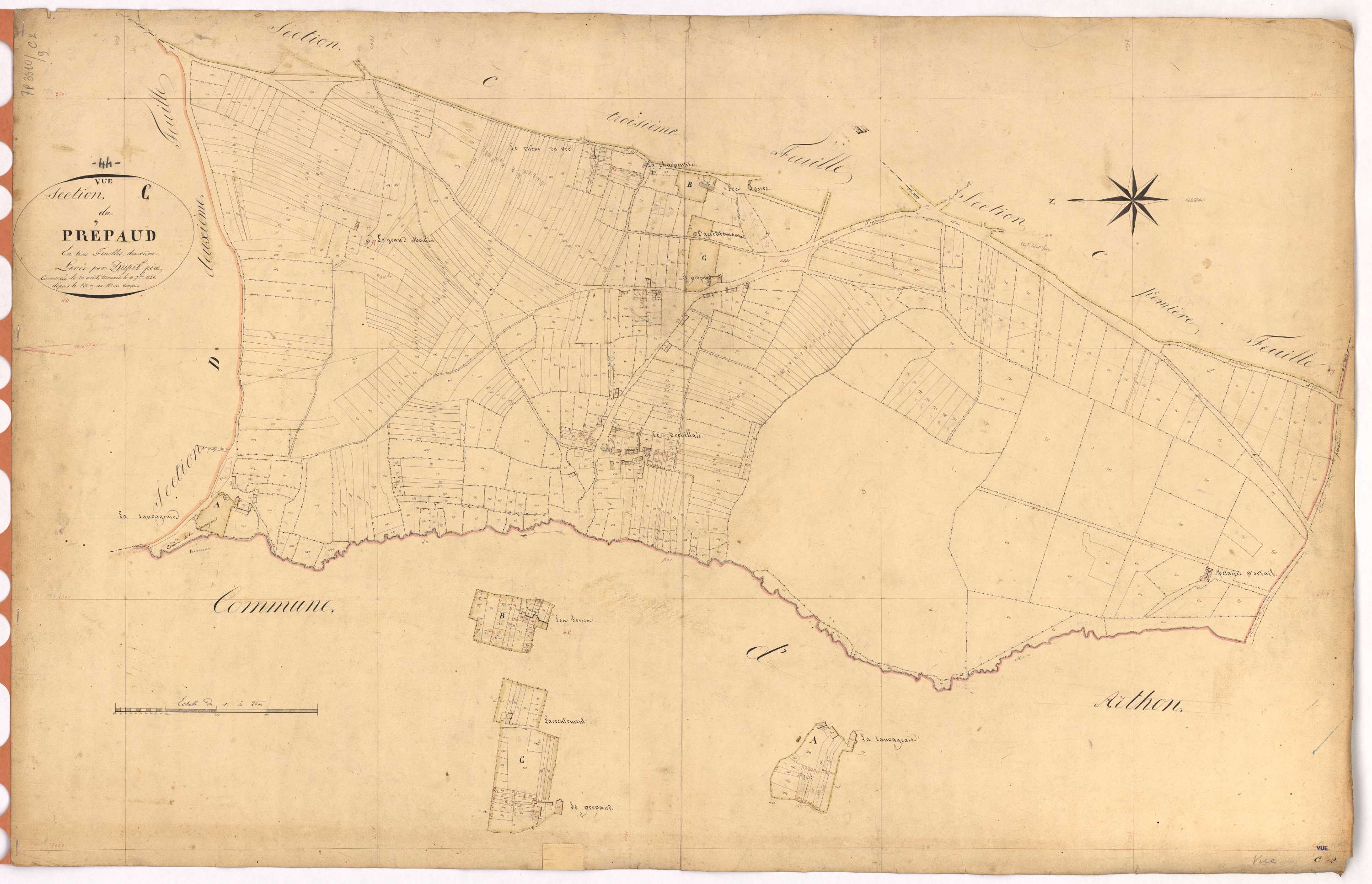 Vue - Section C2 Prépaud (section du) ; 570-1264