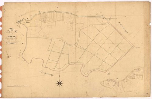 Vue - Section A3 Bourg (section du) ; 424-559