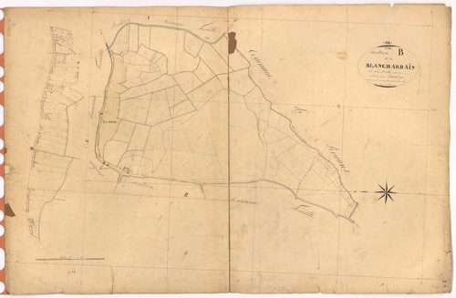 Vue - Section B1 Blanchardais (section de La) ; 1-218