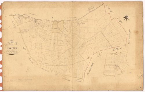 Vue - Section C1 Prépaud (section du) ; 1-569