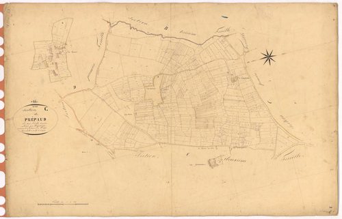 Vue - Section C3 Prépaud (section du) ; 1265-1830