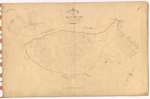 Vue - Section D2 Fosse des Prés (section de La) ; 225-654
