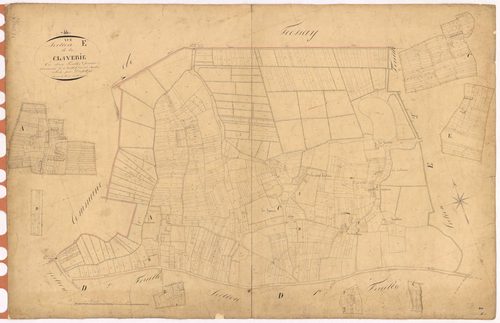 Vue - Section E1 Claverie (section de La) ; 1-995