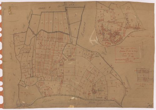 Vue - Section A2 Bourg (section du) ; 46-422