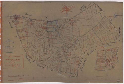 Vue - Section C1 Prépaud (section du) ; 1-459