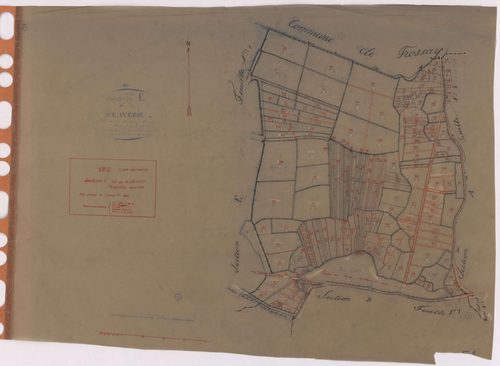 Vue - Section E2 Claverie (section de La) ; 694-998