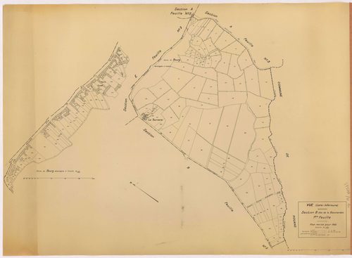 Vue - Section B1 Blanchardais (section de La) ; 1-181
