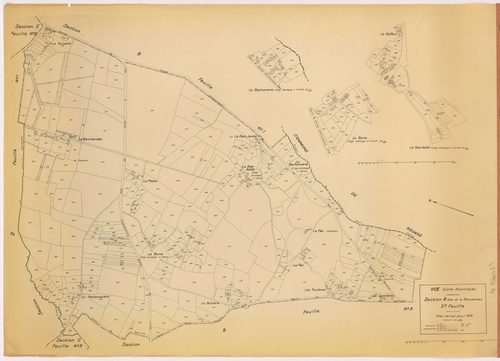 Vue - Section B2 Blanchardais (section de La) ; 182-637