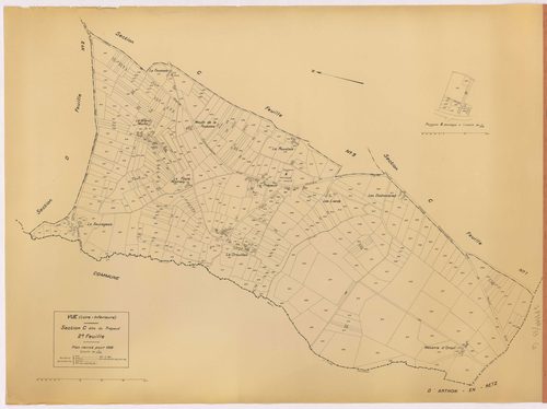 Vue - Section C2 Prépaud (section du) ; 460-962
