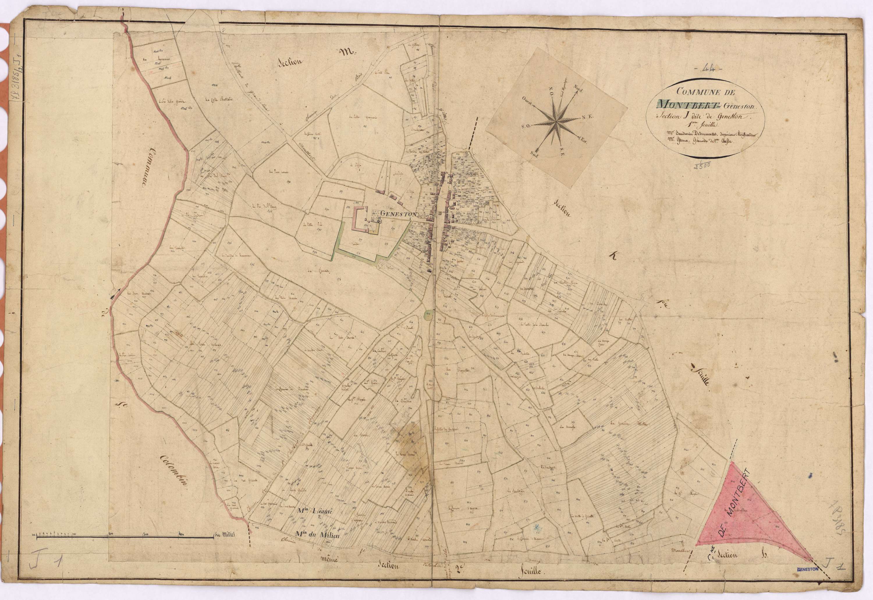 Geneston - Section J1 Geneston (section de)