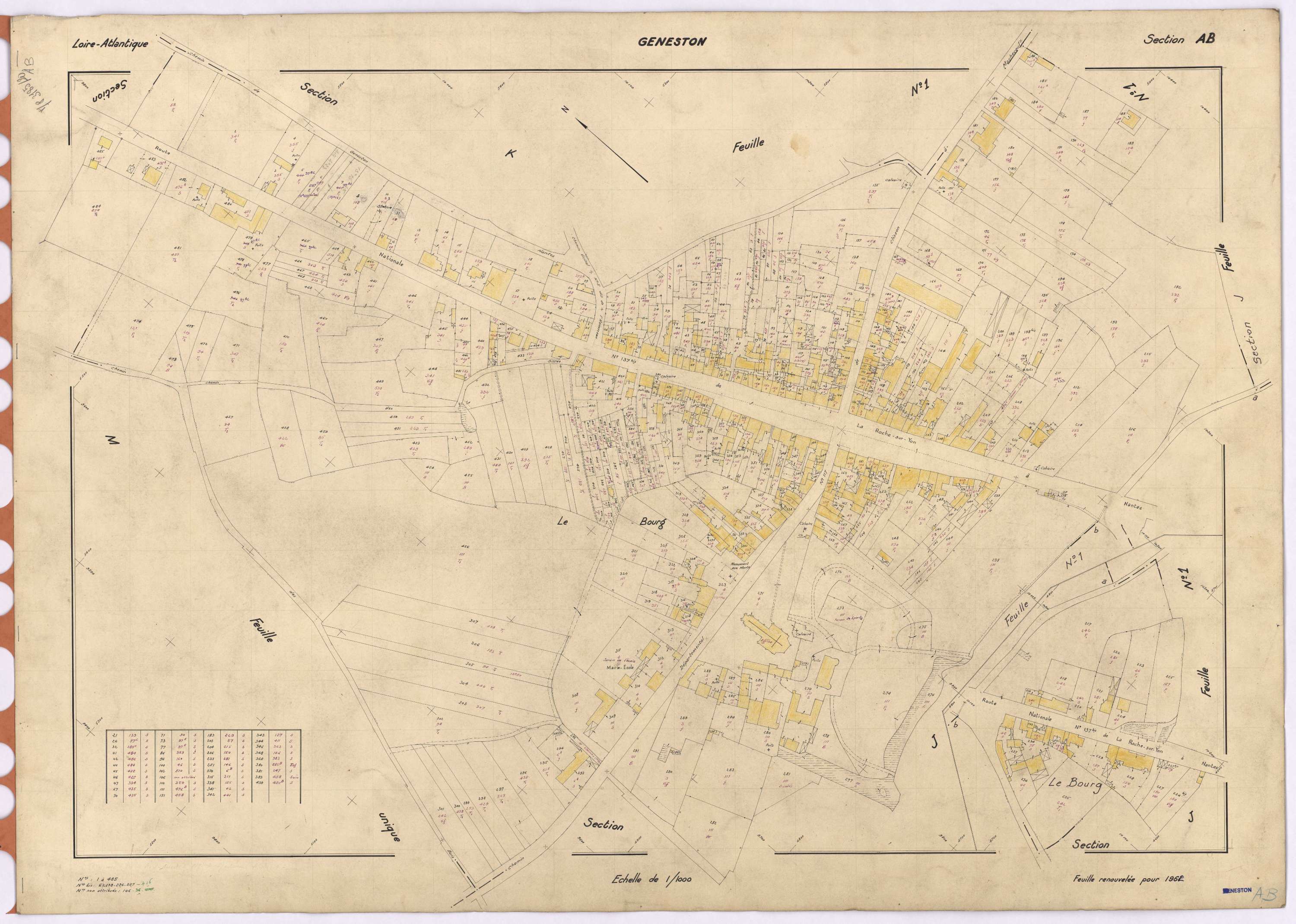 Geneston - Section AB 1-485