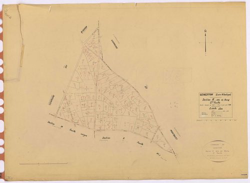 Geneston - Section K2 Bourg (section du) ; 236-333