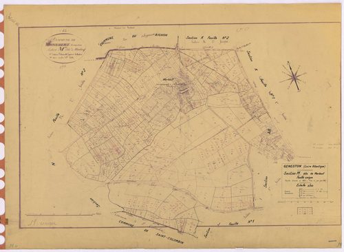 Geneston - Section M Marbeuf (section de) ; 1-450
