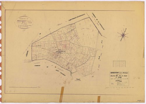 Geneston - Section N1 Léauté (section de) ; 1-237