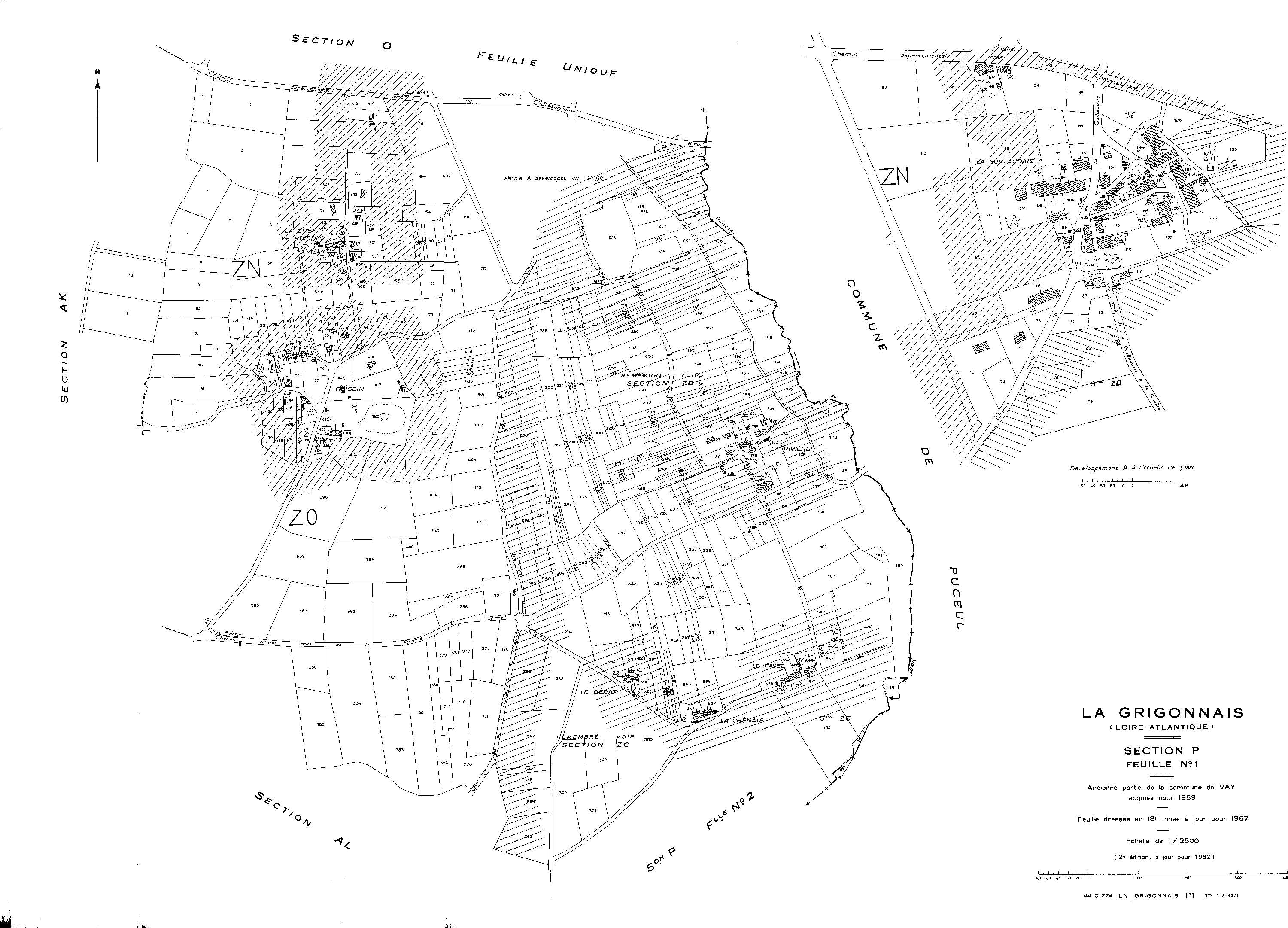 La Grigonnais - Section P1 1-437