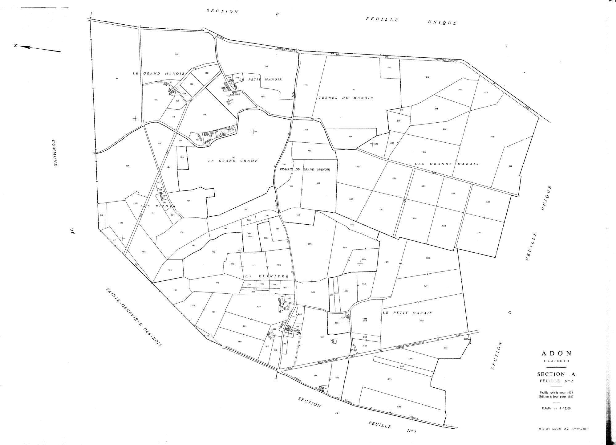 Adon - Sections
