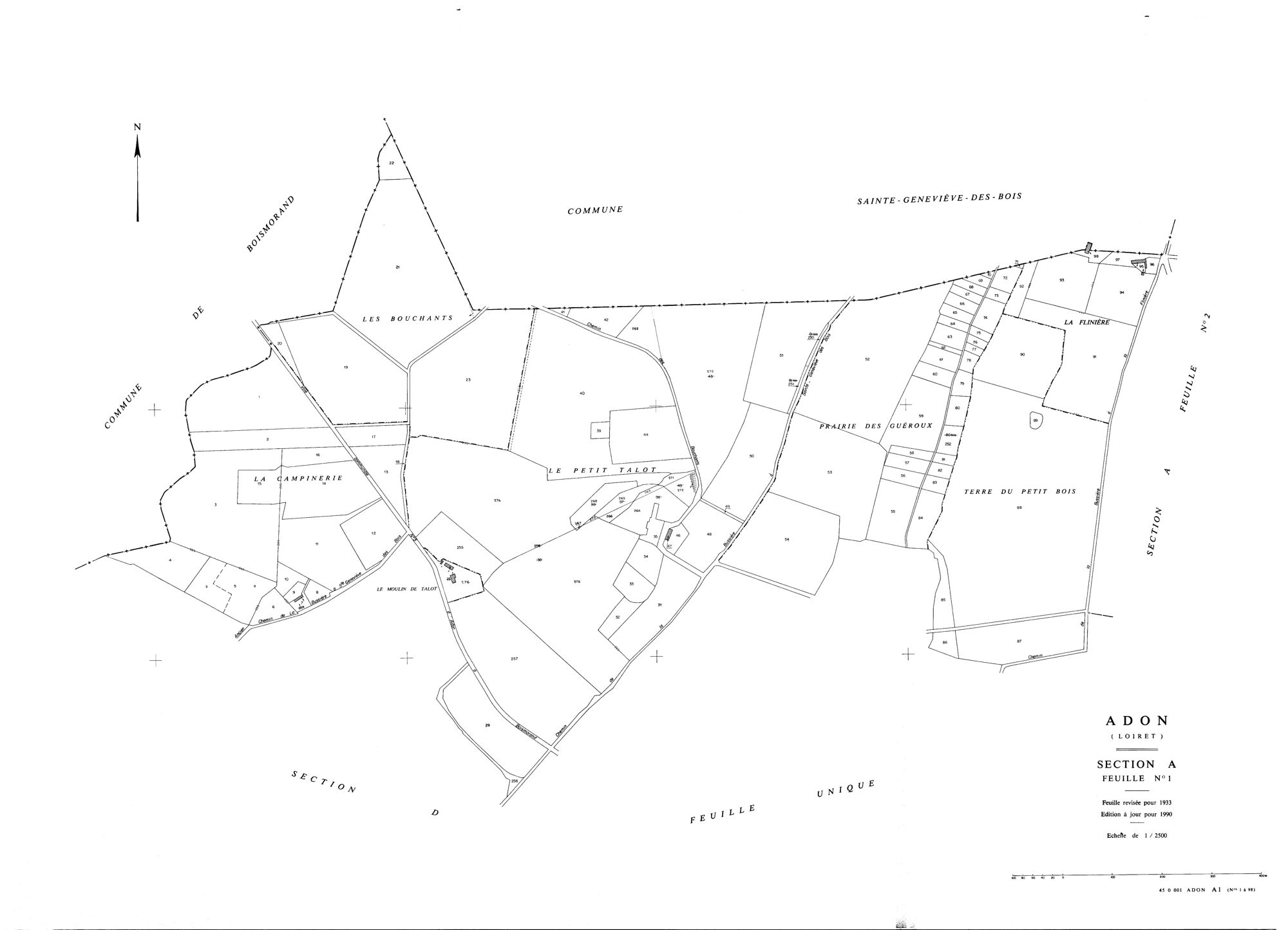 Adon - Sections