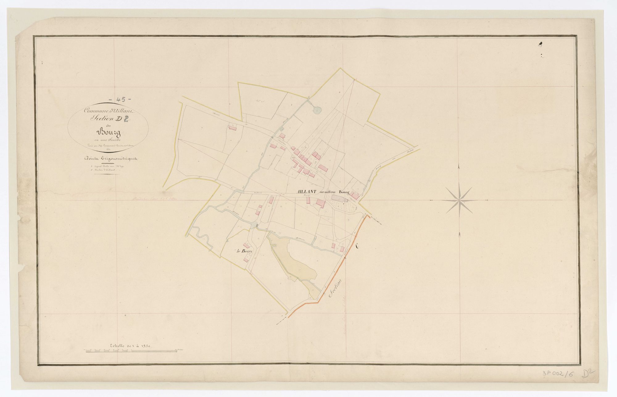 Aillant-sur-Milleron - Sections