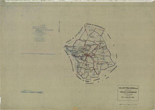 Aillant-sur-Milleron - Tableau d'assemblage