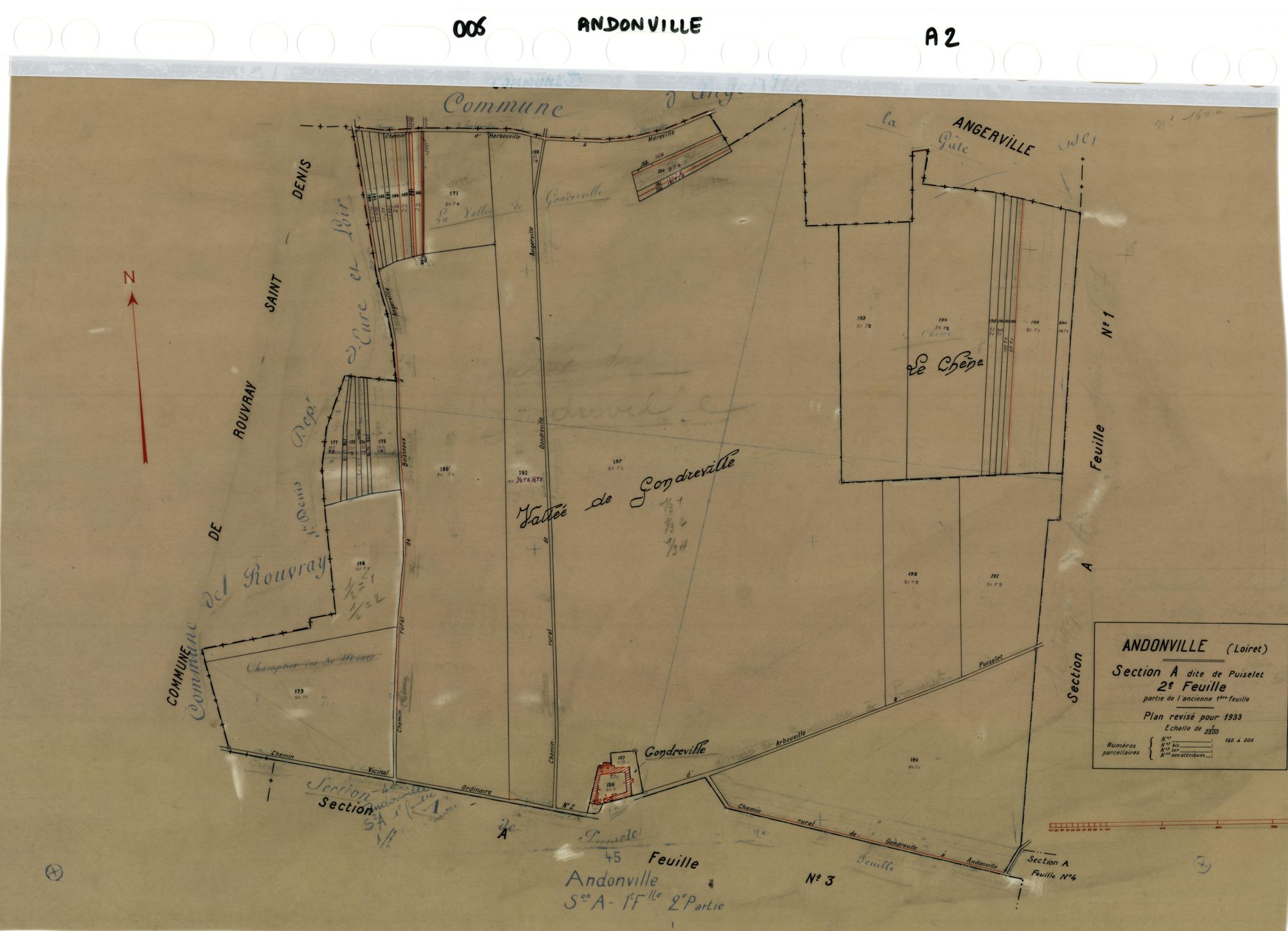 Andonville - Sections