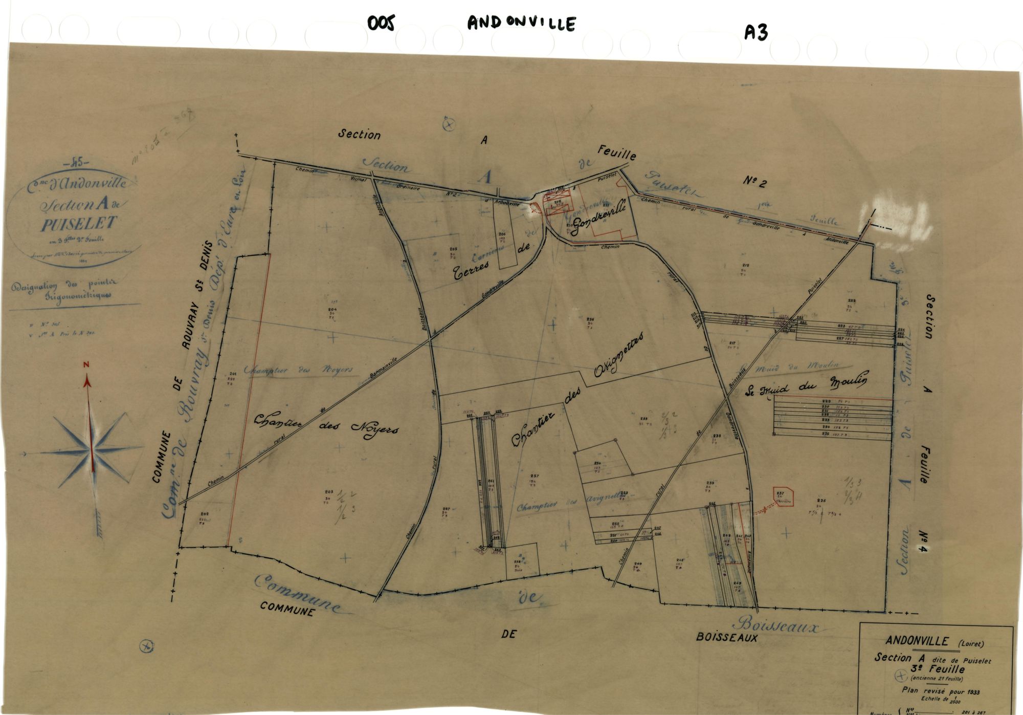 Andonville - Sections
