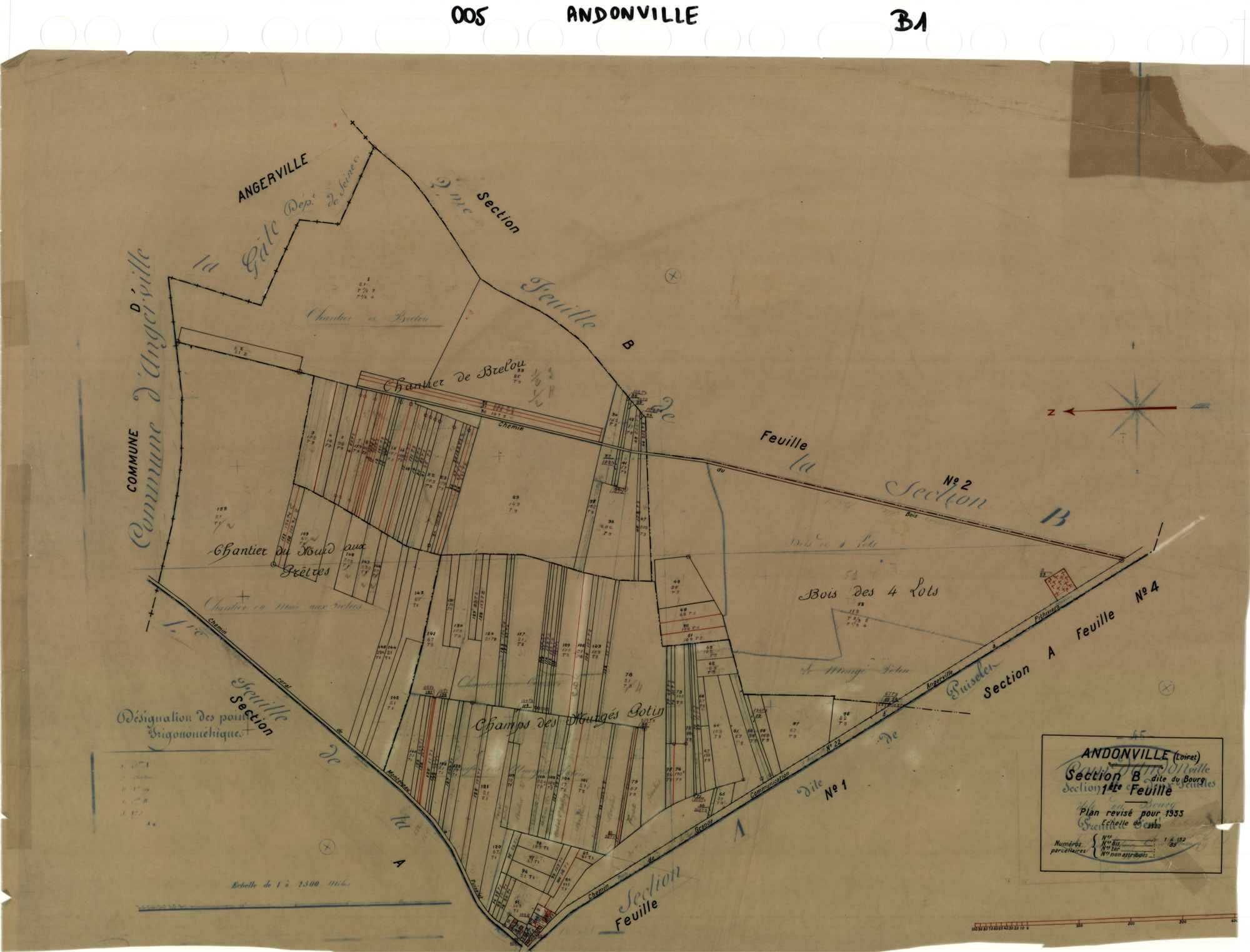 Andonville - Sections