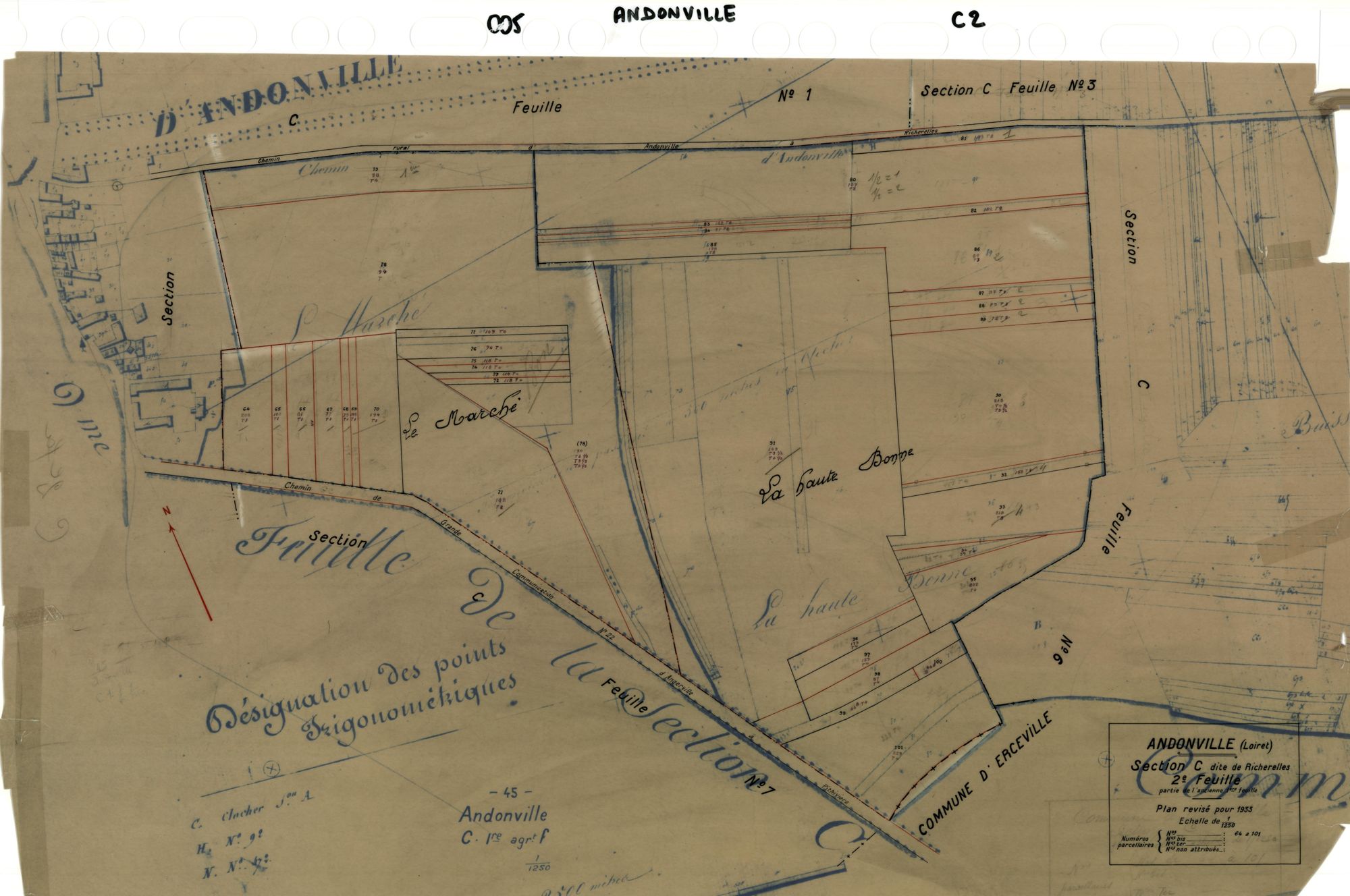 Andonville - Sections