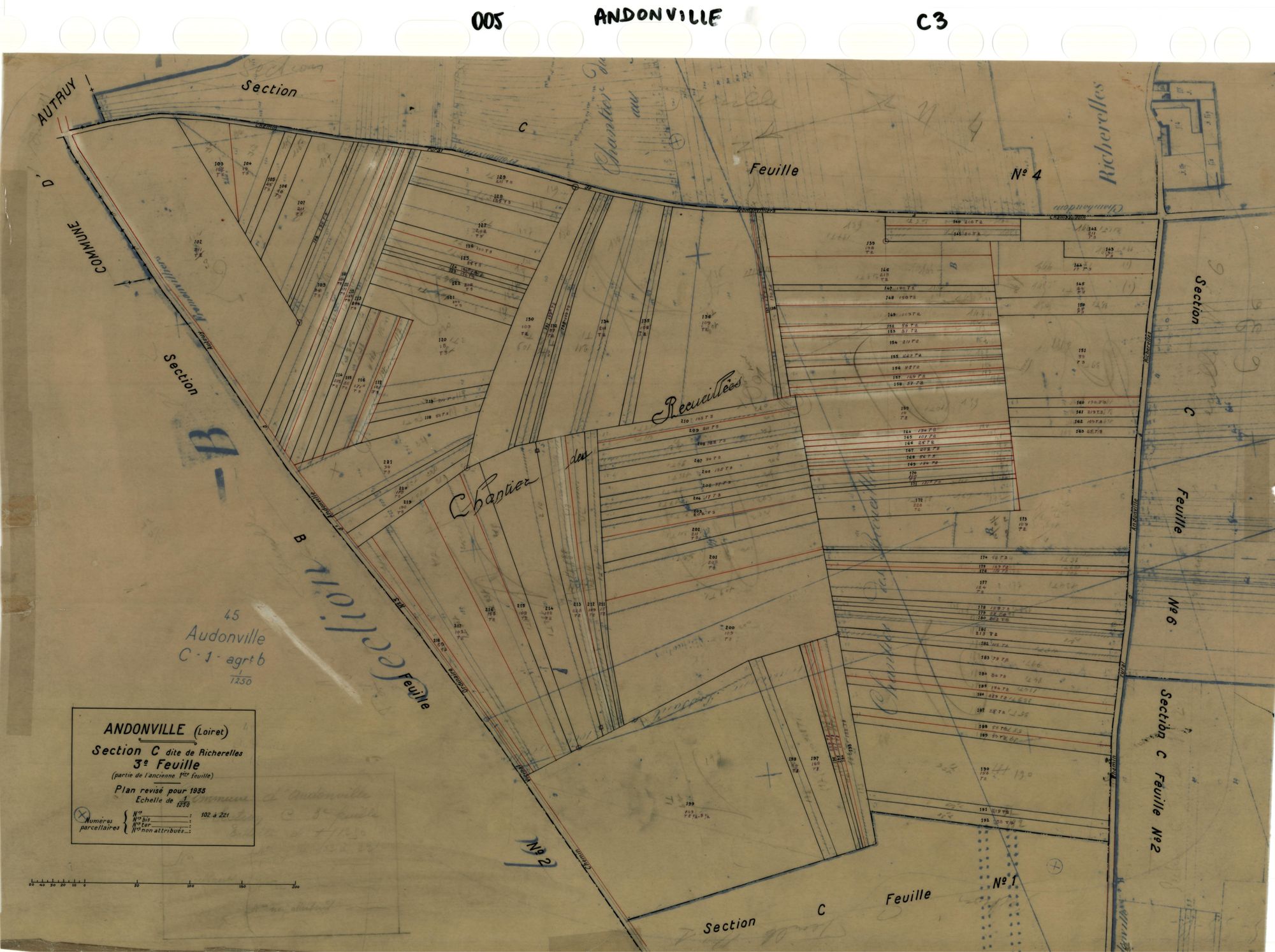 Andonville - Sections
