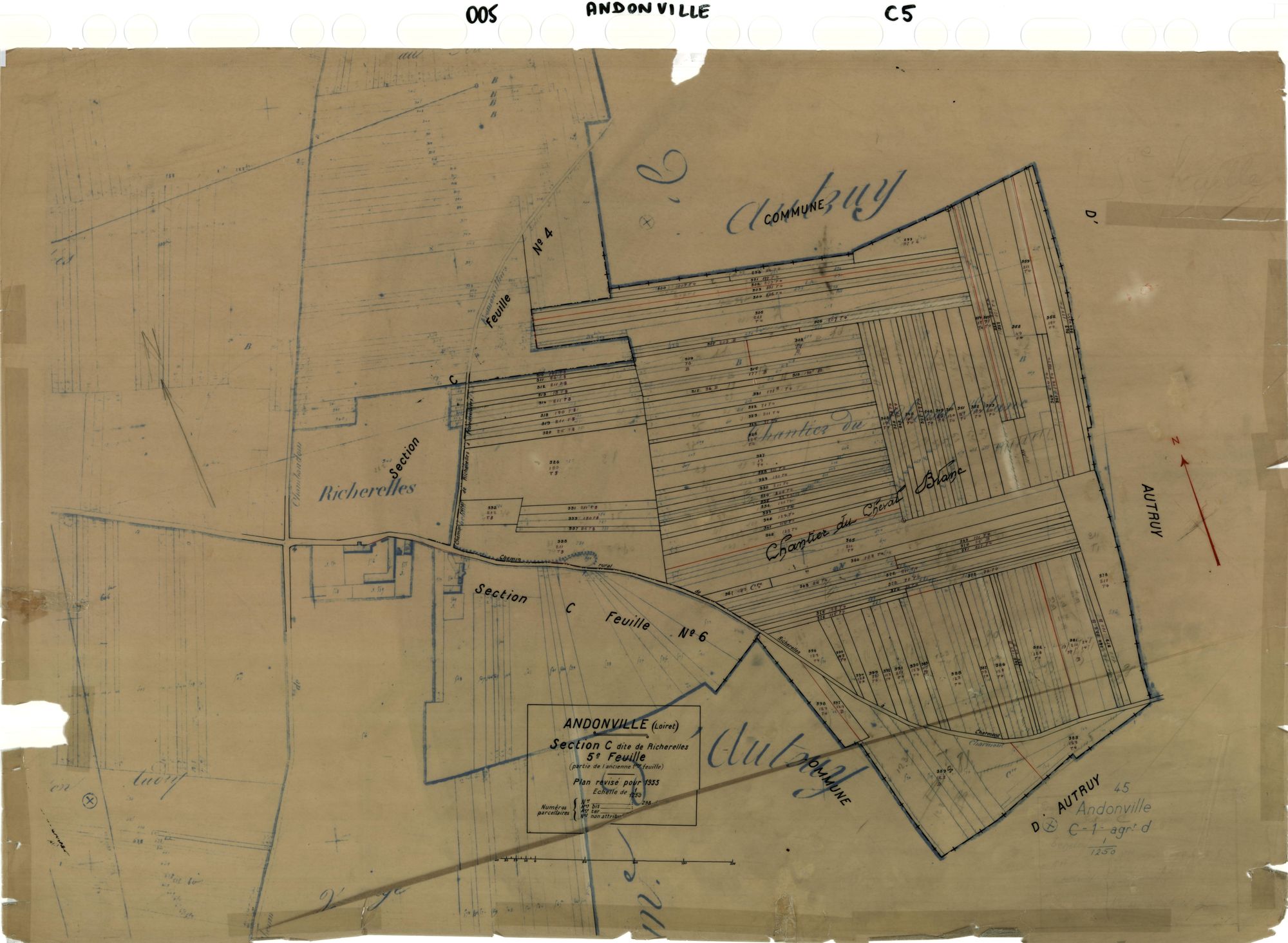 Andonville - Sections