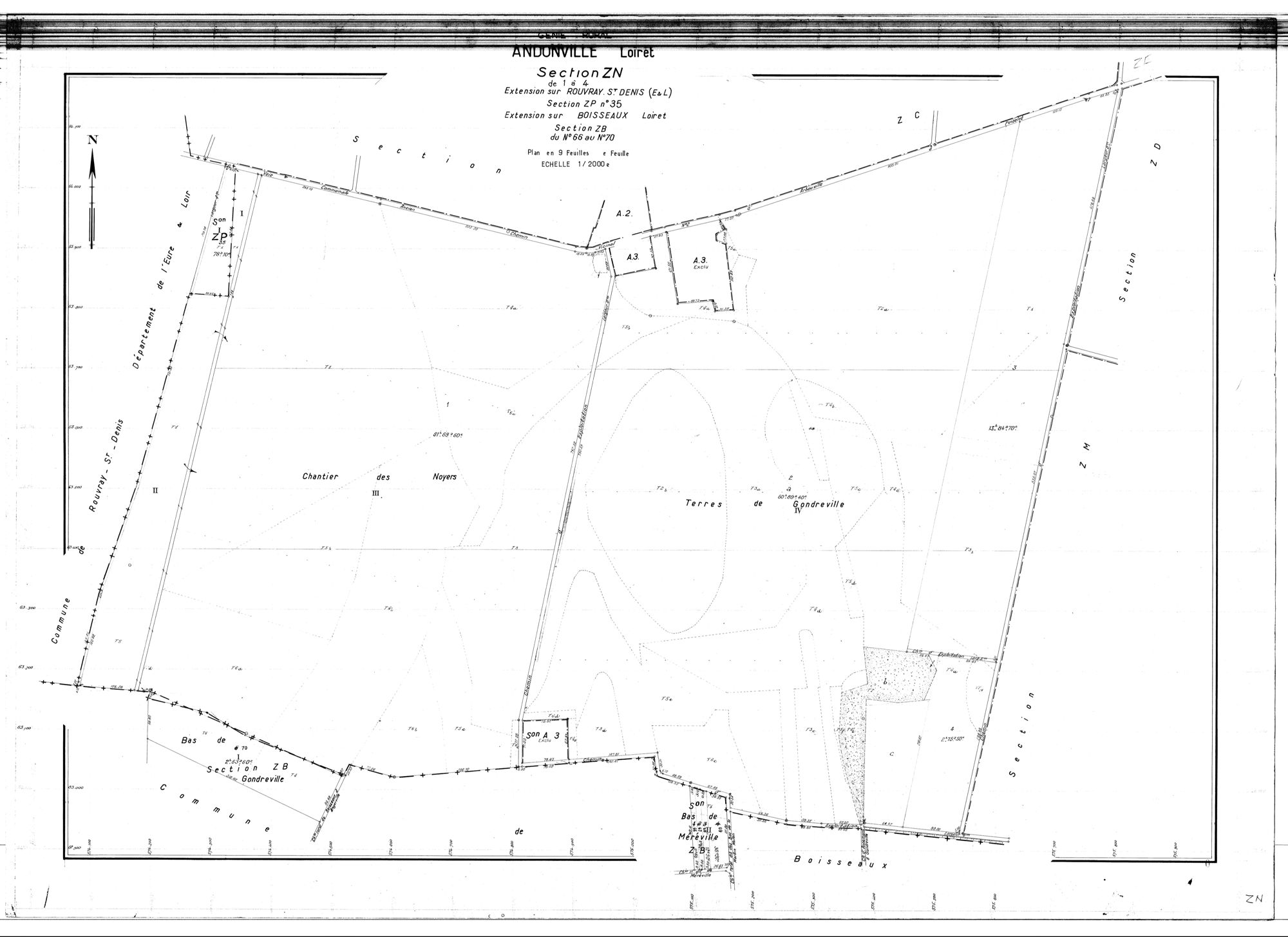 Andonville - Sections