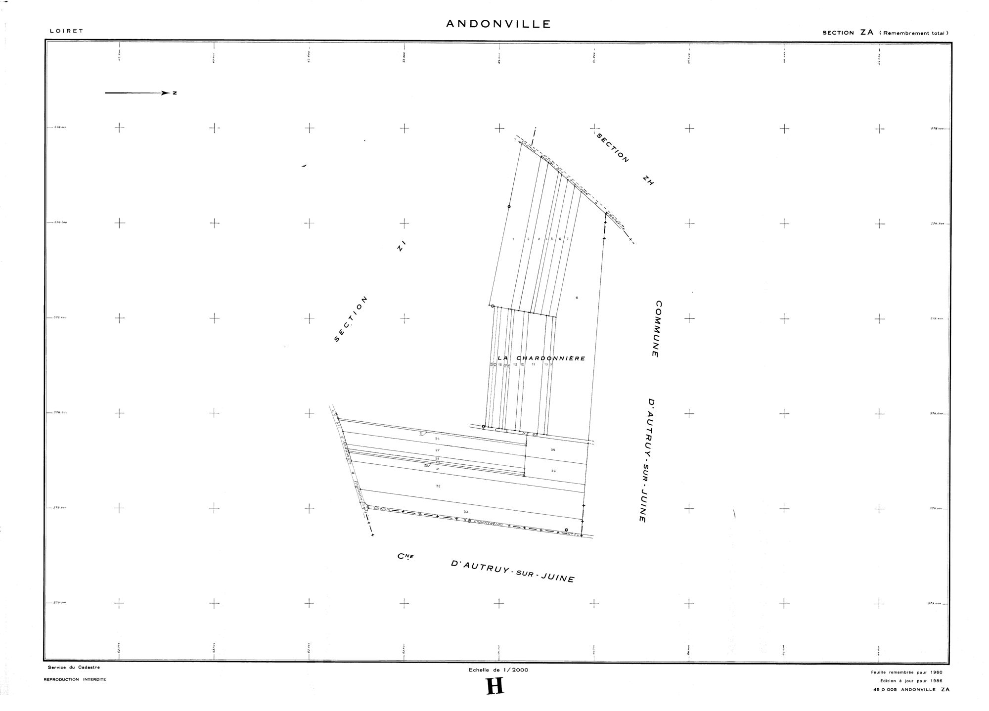 Andonville - Sections