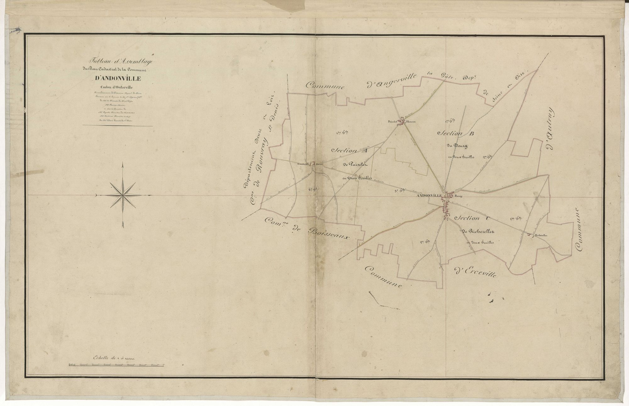 Andonville - Tableau d'assemblage