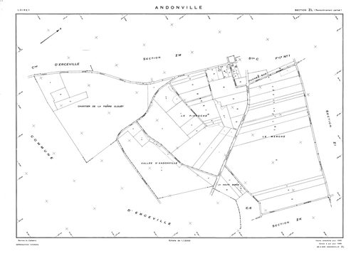 Andonville - Sections
