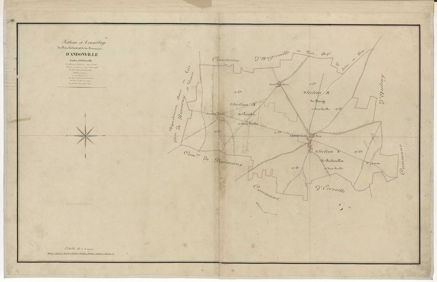 Andonville - Tableau d'assemblage