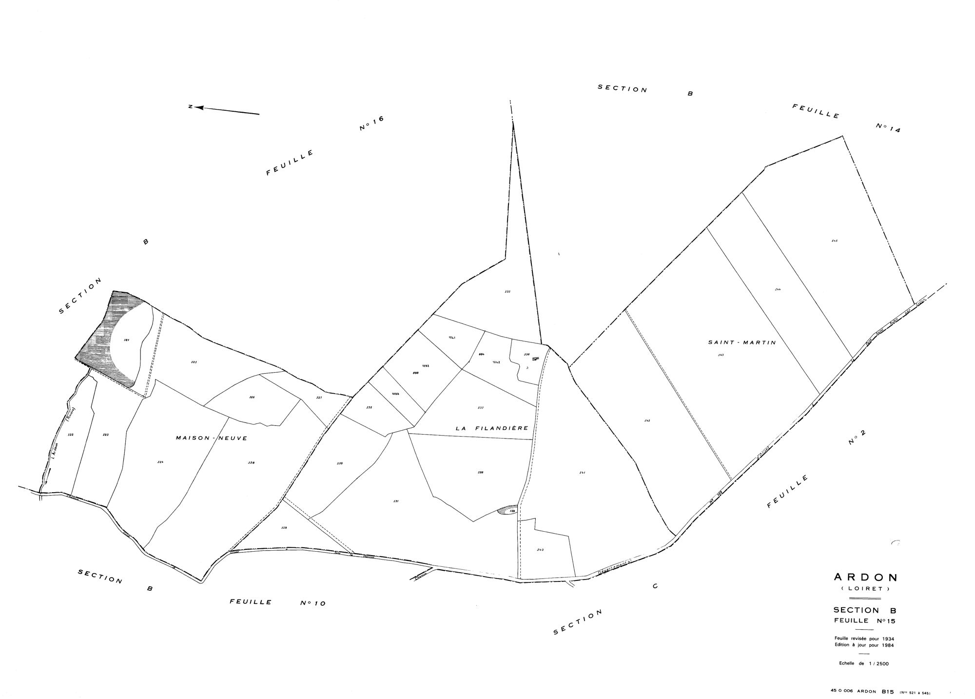 Ardon - Sections