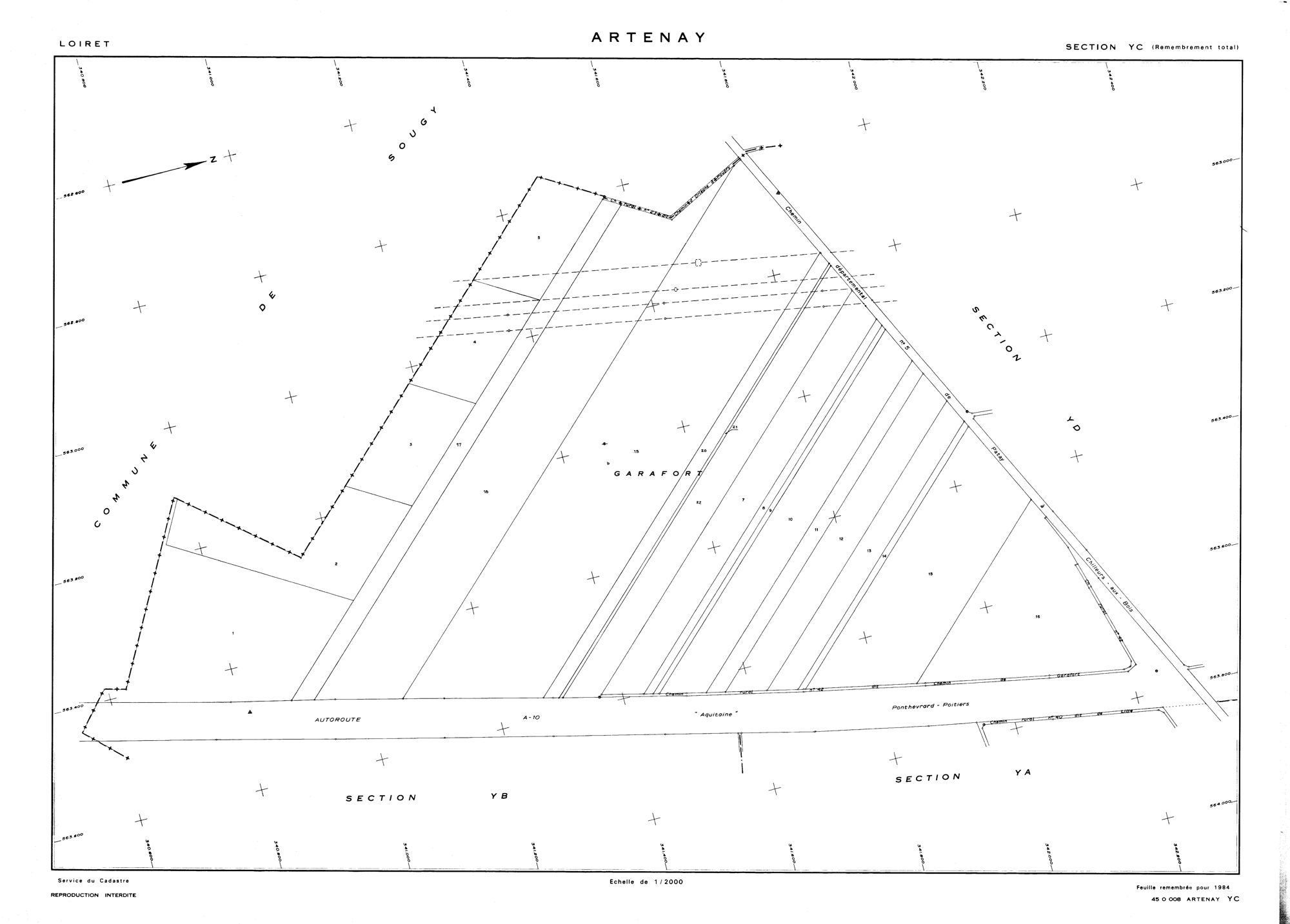 Artenay - Sections