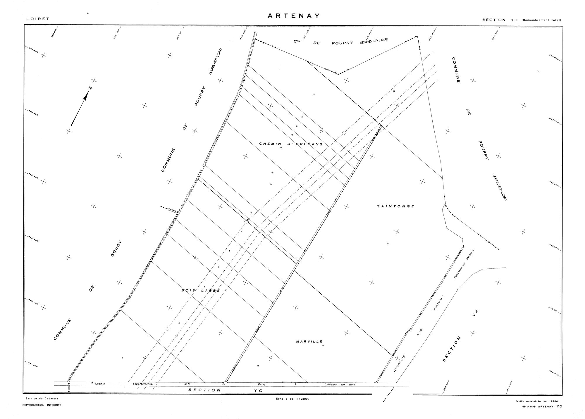 Artenay - Sections
