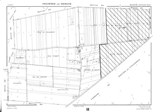 Aschères-le-Marché - Sections
