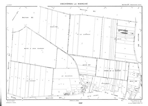 Aschères-le-Marché - Sections