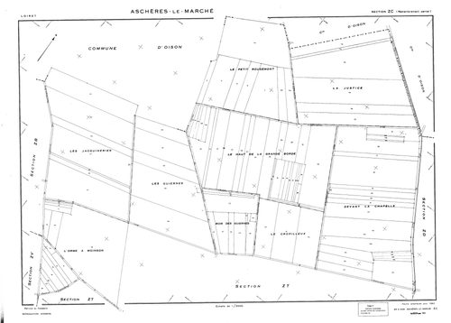 Aschères-le-Marché - Sections