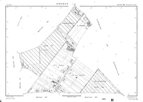 Ascoux - Sections