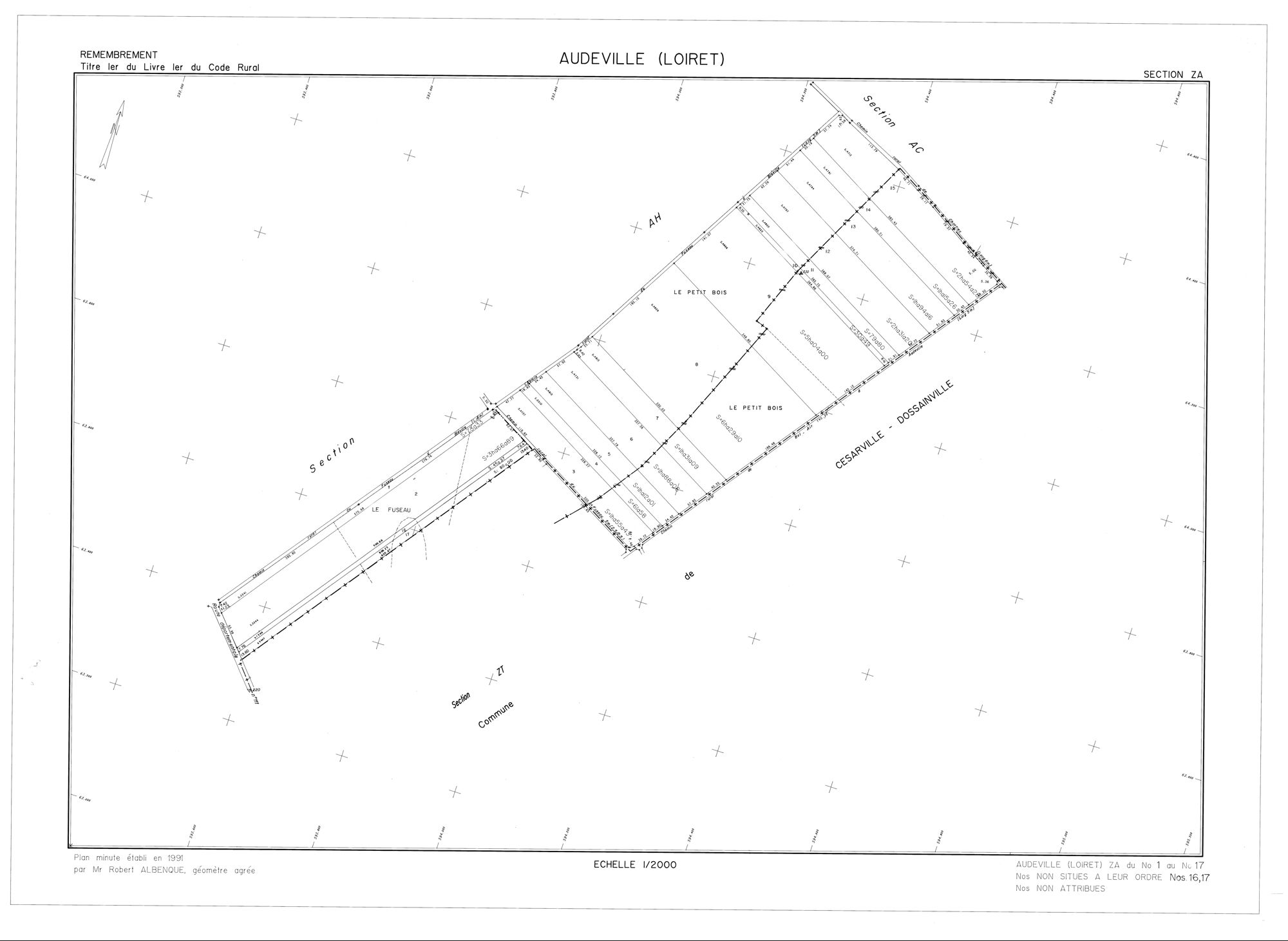 Audeville - Sections