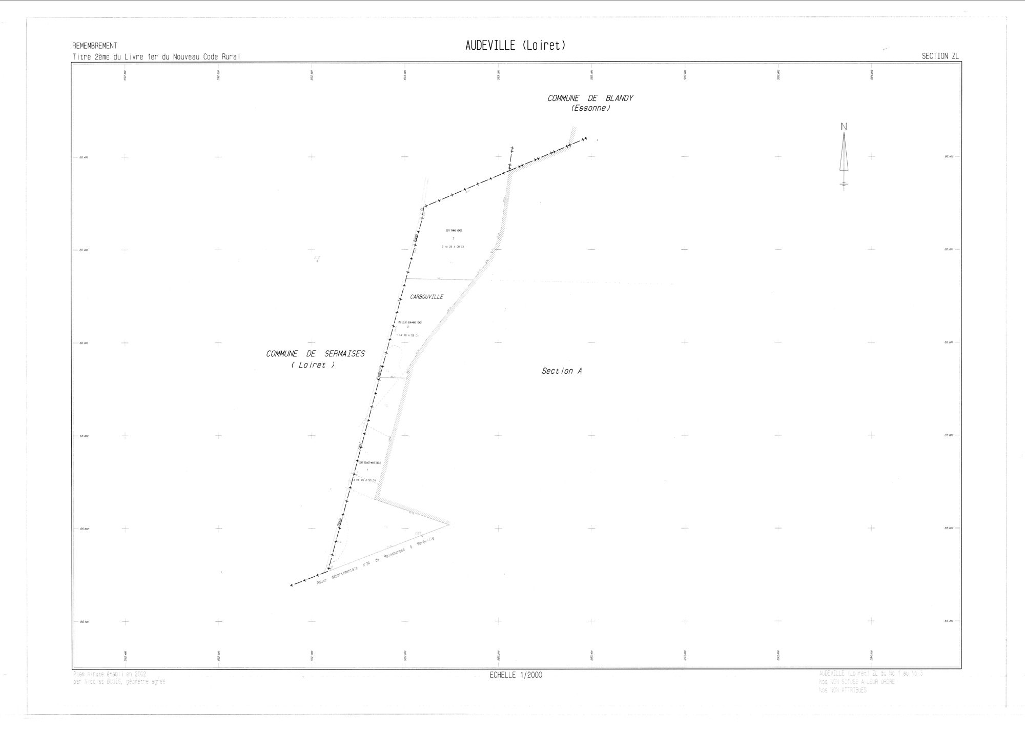 Audeville - Sections