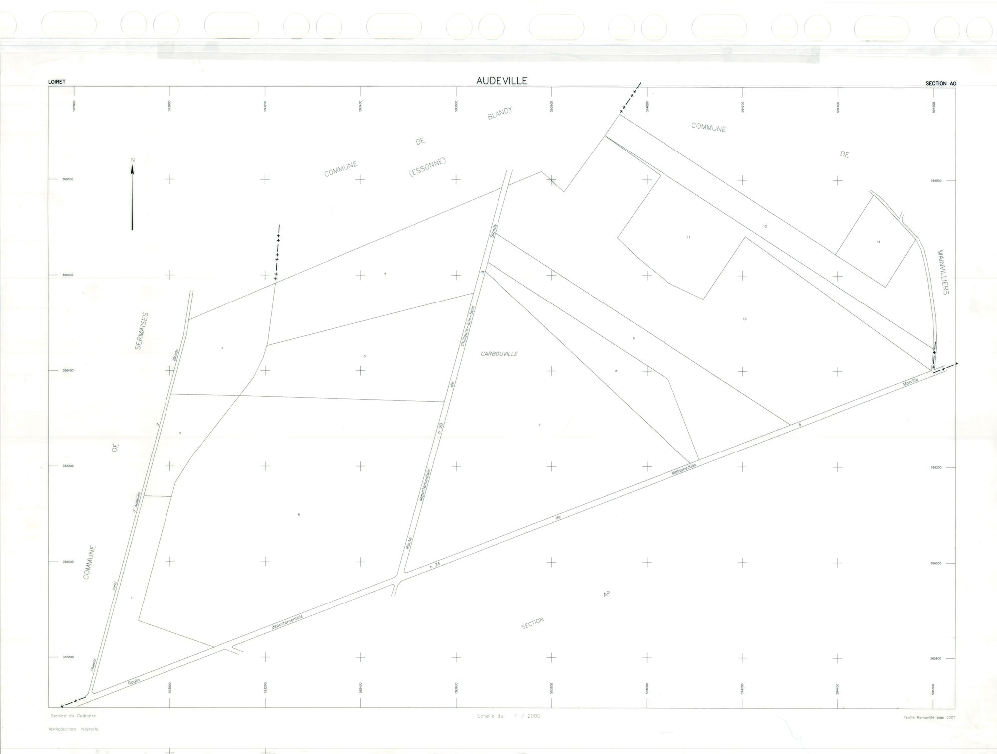 Audeville - Sections