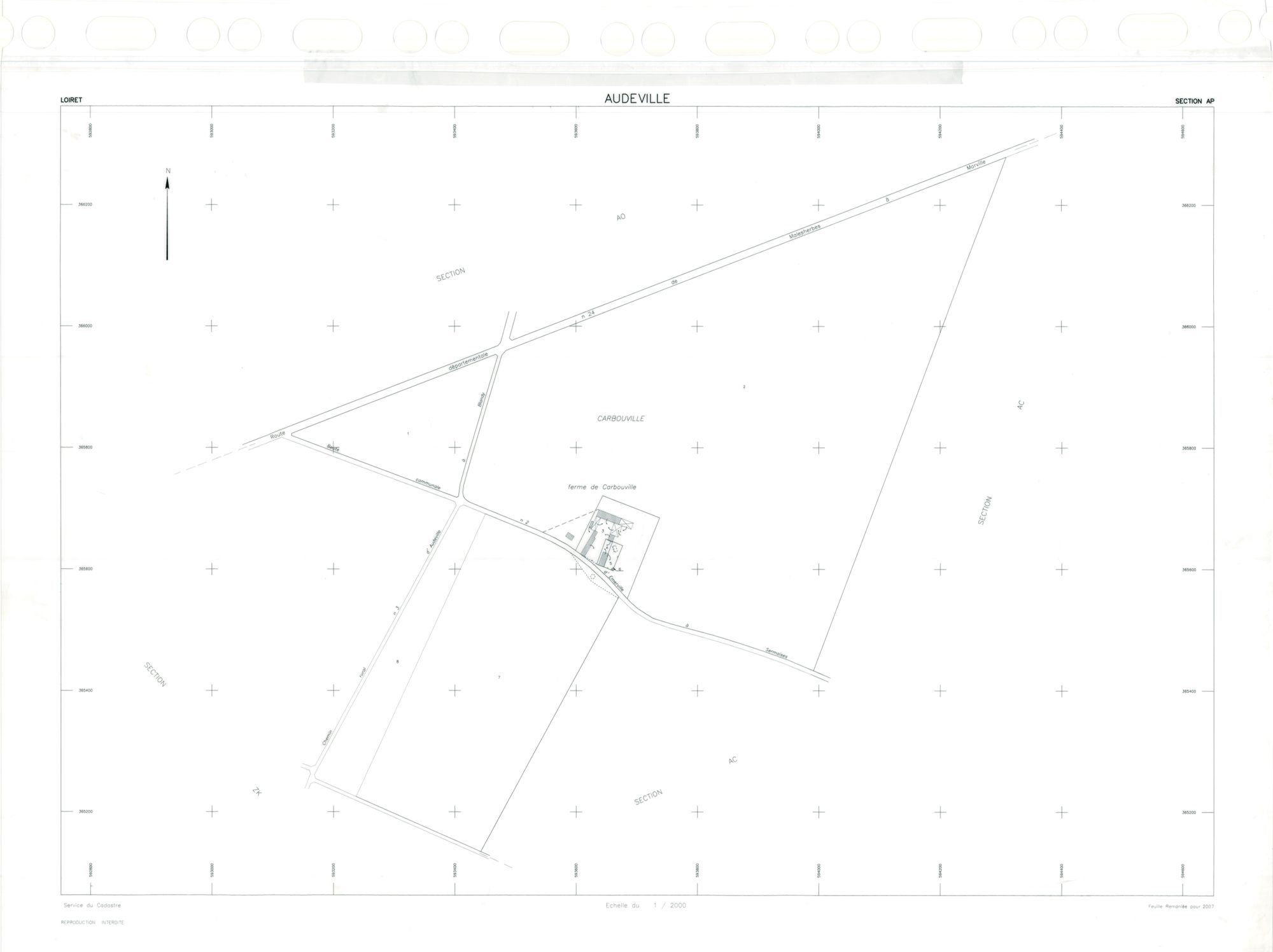 Audeville - Sections