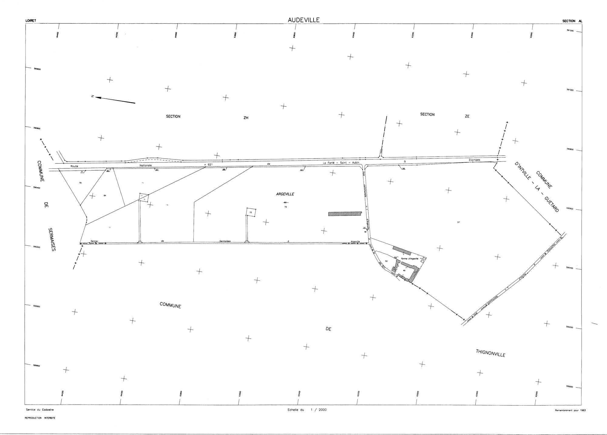 Audeville - Sections